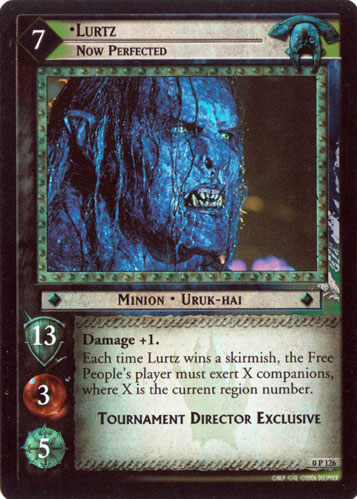 Lurtz, Now Perfected (P)